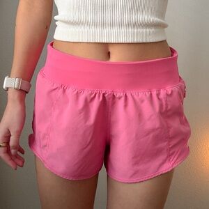 Pink Women's Athletic Shorts with Pockets